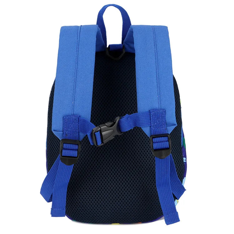 Kids Dinosaur Backpack Waterproof Nylon Anti-lost School Bag