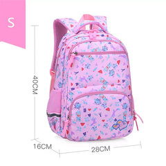 Cartoon Printing Children School Backpack for Girls Orthopedics School Bags
