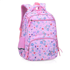Cartoon Printing Children School Backpack for Girls Orthopedics School Bags