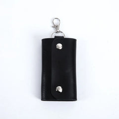 Leather Car Keychain Holder Bag Women Wallet Housekeeper Cover