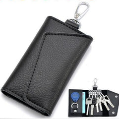 PC Portable Leather Key Holder Bag Case Unisex Wallet Cover