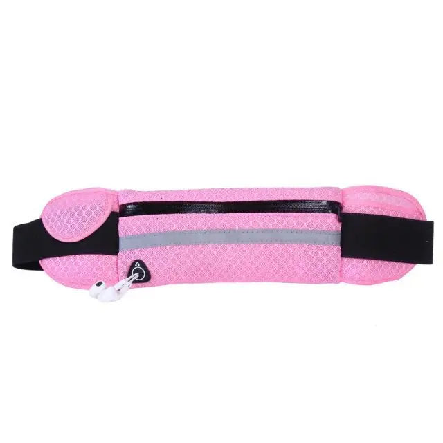 Sports Running Waist Bag Outdoor Fitness Cycling Chest Bag with Earphone Hole