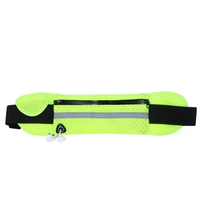 Sports Running Waist Bag Outdoor Fitness Cycling Chest Bag with Earphone Hole