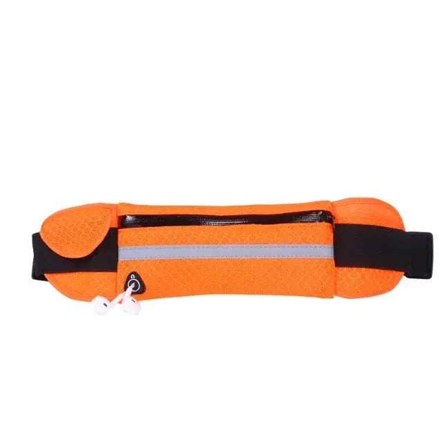 Sports Running Waist Bag Outdoor Fitness Cycling Chest Bag with Earphone Hole