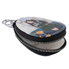 Cute Cartoon Women's Leather Key Wallet Key Case for Car Keys