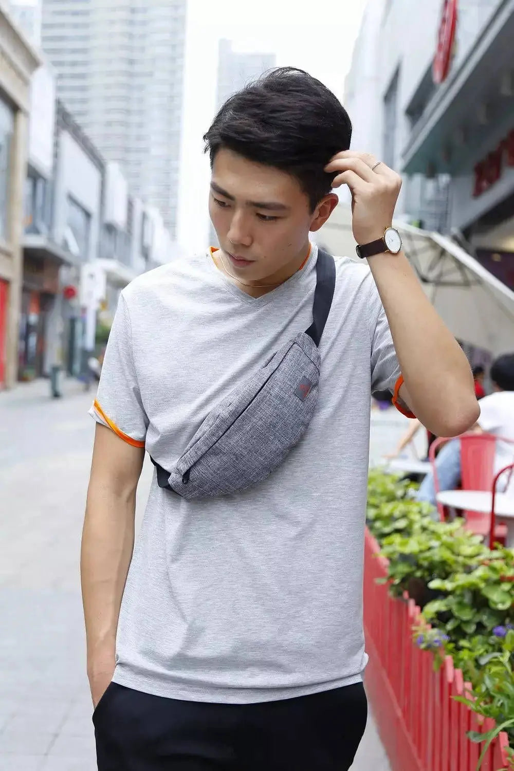 Nylon Waist Bag Unisex Fanny Pack Convenient Men Women Bum Bag