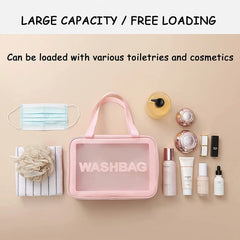 Translucent PVC Wash Bag Waterproof Cosmetic Bags for Women