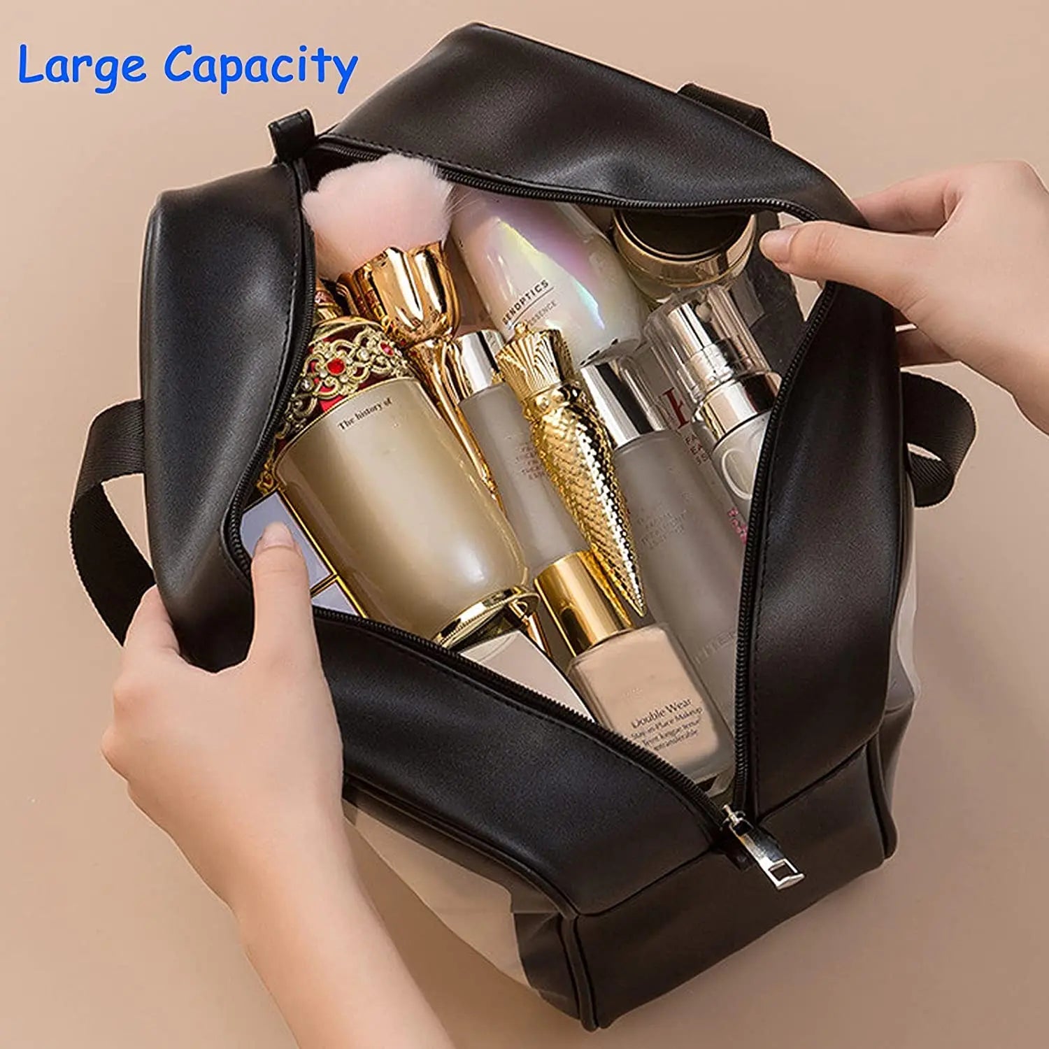 Translucent PVC Wash Bag Waterproof Cosmetic Bags for Women