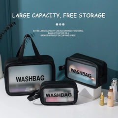 Translucent PVC Wash Bag Waterproof Cosmetic Bags for Women