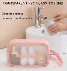 Translucent PVC Wash Bag Waterproof Cosmetic Bags for Women