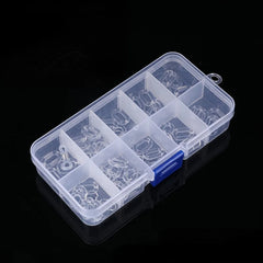 Adjustable Plastic Jewelry Box - Beads Earrings Organizer