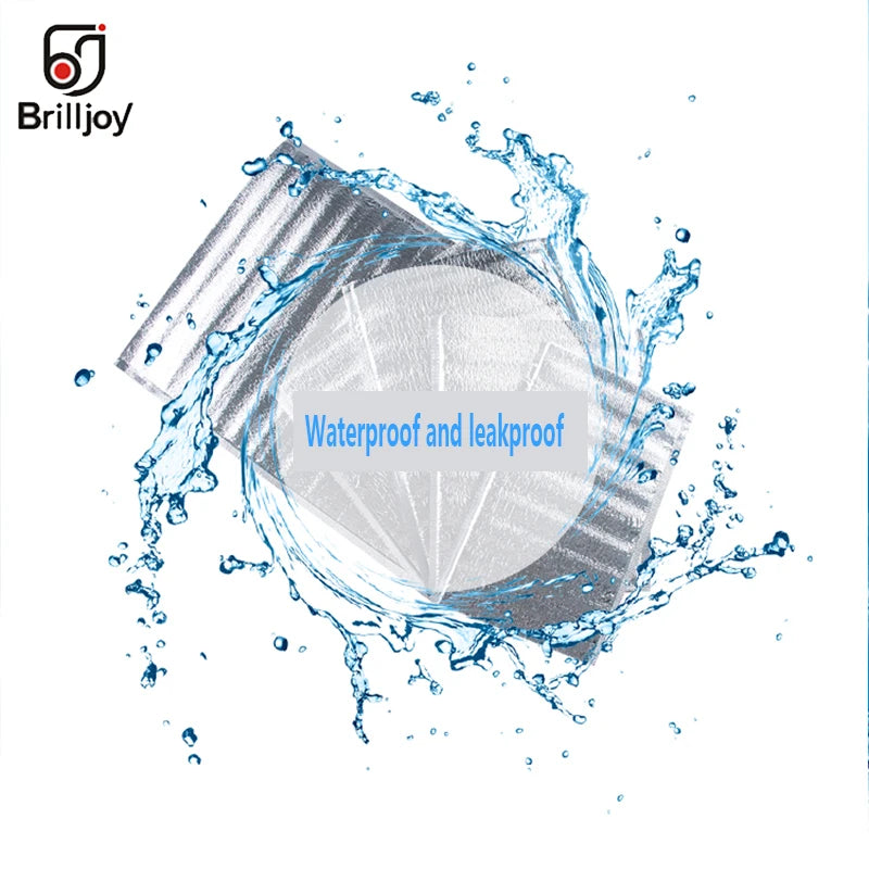 10 Pcs Aluminum Foil Insulated Food Storage Ice Bag Thermal Cooler