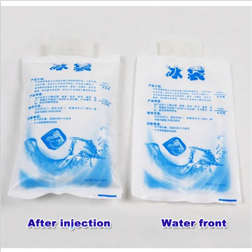 10 Pcs Insulated Reusable Ice Pack Cooler Bag for Lunch Box Food Cans W