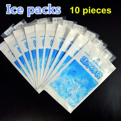 10 pcs/lot 400ML Ice Bag Dry cold ice pack Cooler Bag