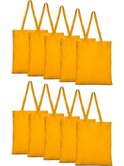 10 piece Large Capacity Shoulder Bag Cotton Tote Reusable Shopping Bag for Women