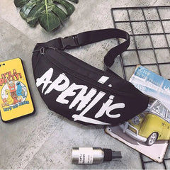 Fanny Pack Hip-Hop Belt Bag Harajuku Shoulder Sling Chest Pocket Waist Bag