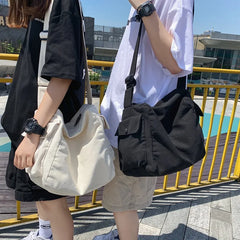 Cotton Teen Casual Canvas Shoulder Bag Female Crossbod