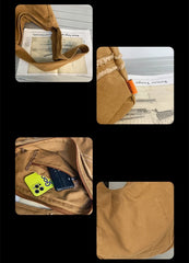 100% Cotton Teenager Casual Roomy School Book Hobo Handbag Female Eco-friendly