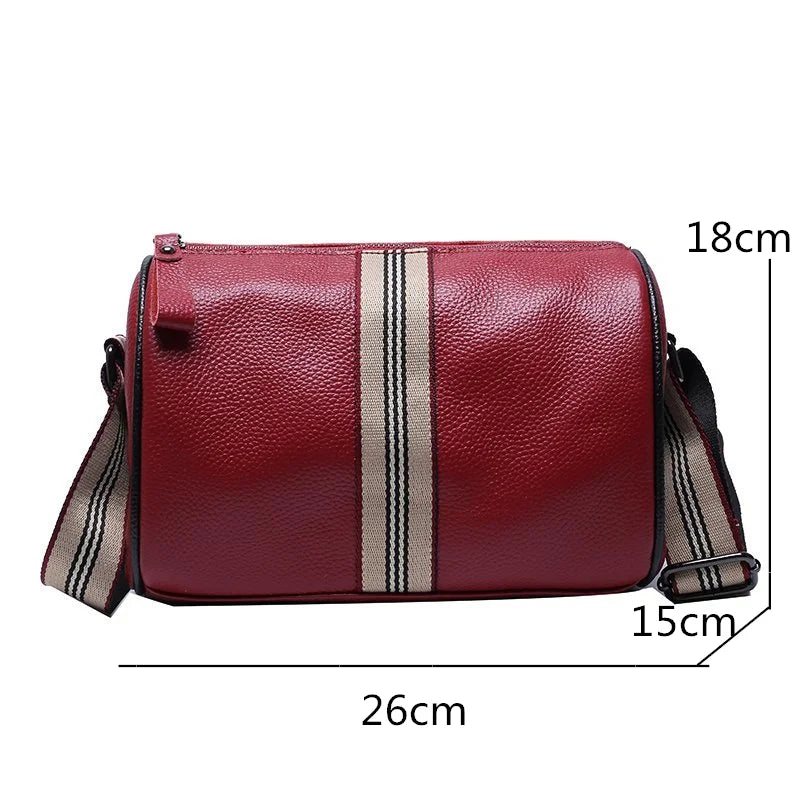 Cowhide Women Shoulder Bags High Quality Leather Crossbody Totes