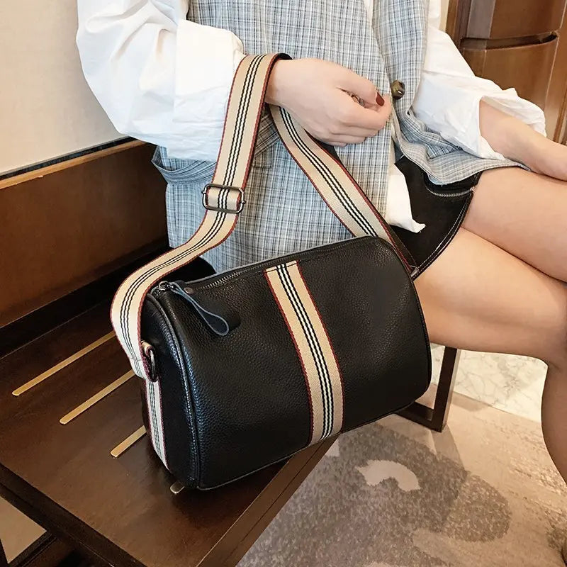 Cowhide Women Shoulder Bags High Quality Leather Crossbody Totes