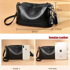Women's Leather Tote Bag High Capacity Shoulder Messenger