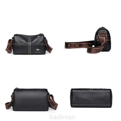 100% Leather Shoulder Messenger Bags for Women