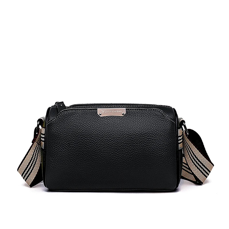 Leather Women Shoulder Bags High Lady Handbag First Layer Cowhide