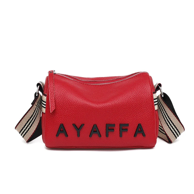 100% Leather Women Shoulder Bags High Lady Handbag