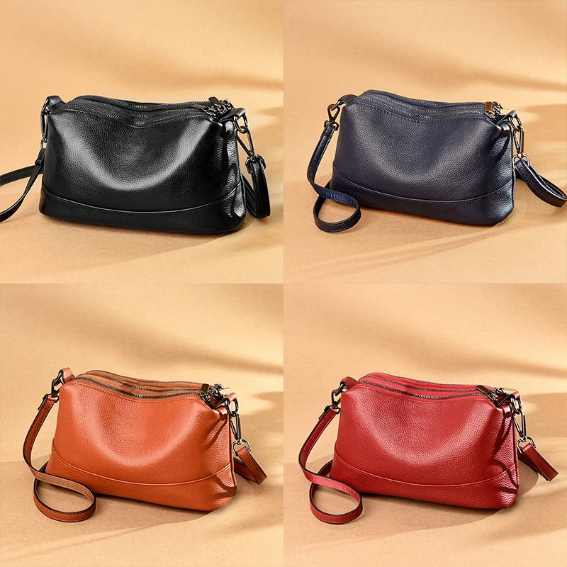 Leather Women's Shoulder Tote Bags Soft Crossbody Bags