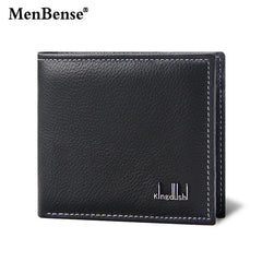 Real Cowhide Men Wallets Short Portefeuille Homme Gift