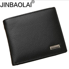 Premium Cowhide Men's Wallet Short Walet Portefeuille Homme