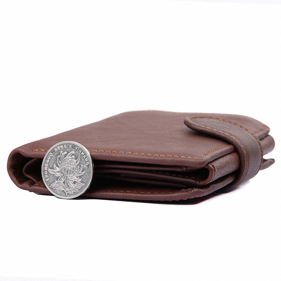 Vintage Cow Leather Men Wallet Casual Purse LI-1902