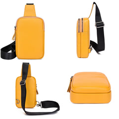 Soft Cowhide Women Chest Bag High Quality Leather Female Shoulder Handbag
