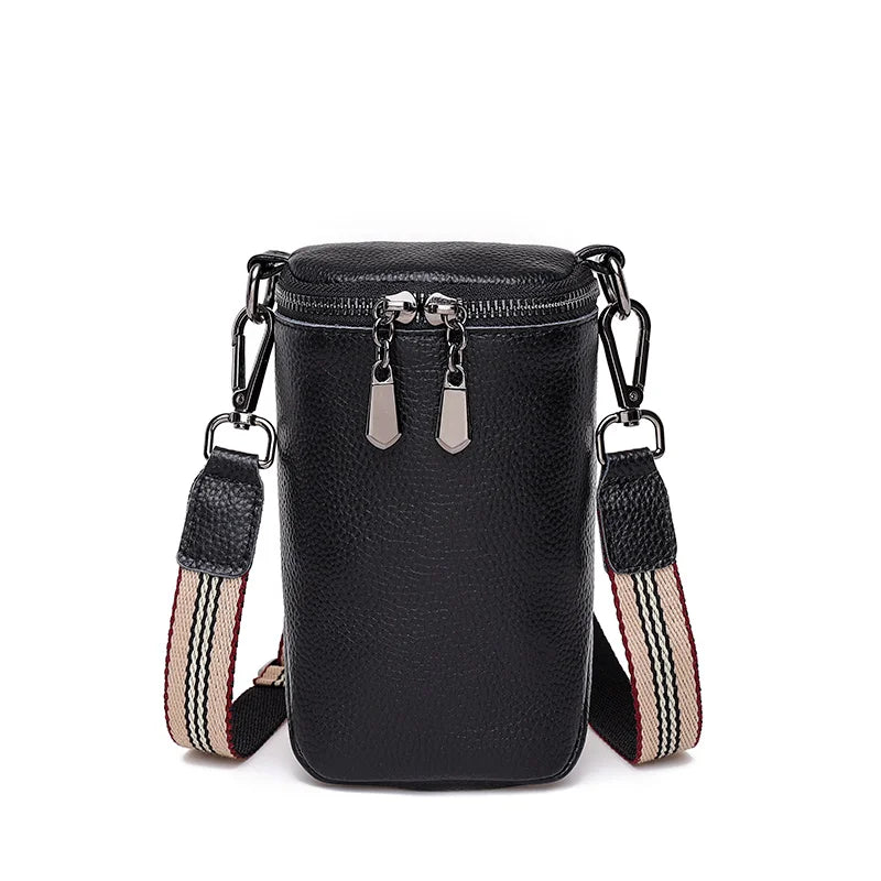 Leather Women Handbag Cowhide Crossbody Shoulder Bag