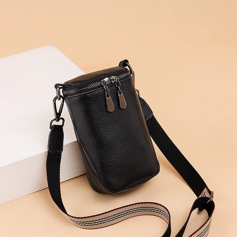 Leather Women Handbag Cowhide Crossbody Shoulder Bag