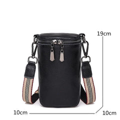 Leather Women Handbag Cowhide Crossbody Shoulder Bag