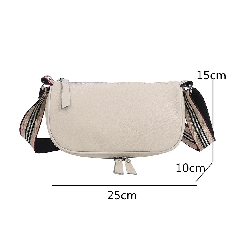 Soft Natural Cowhide Women's Bag - Leather Women Handbag