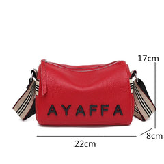 Leather Women Handbags Cowhide Shoulder Bags Lady Tote Female Messenger
