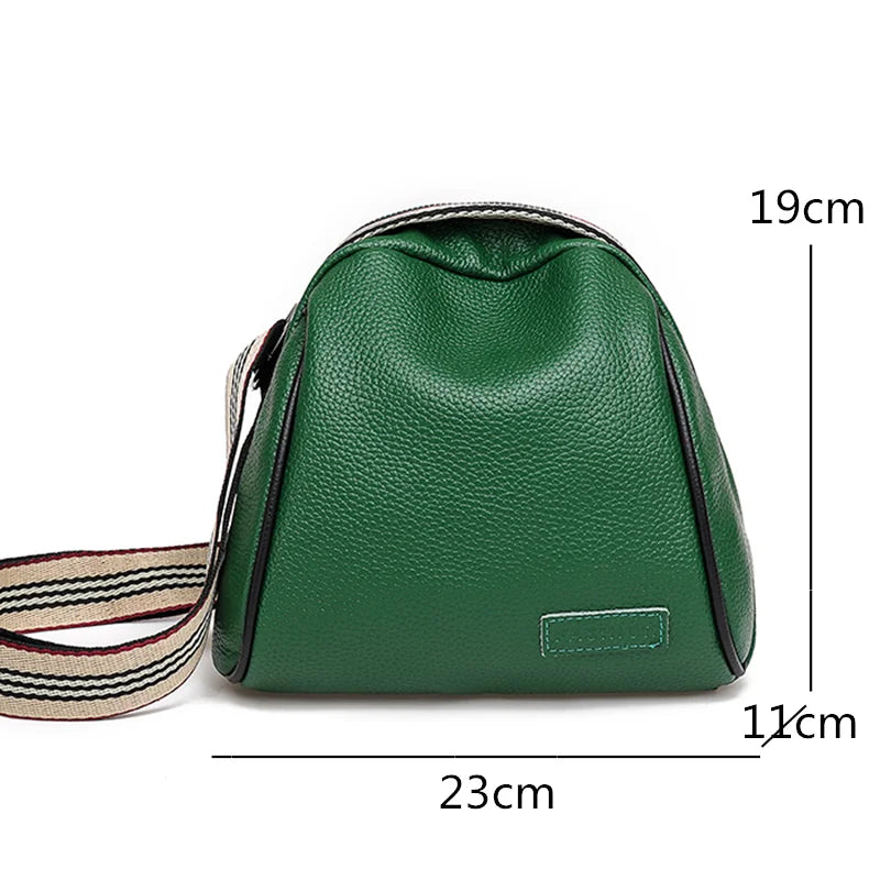 Soft Cowhide Women Handbags Ladies Messenger Bag Female Shoulder Tote Bags