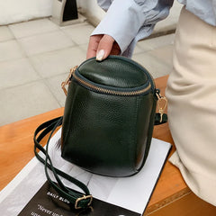 100% Leather Women Shoulder Bags Lady Mobile phone bag Cowhide Women Handbags