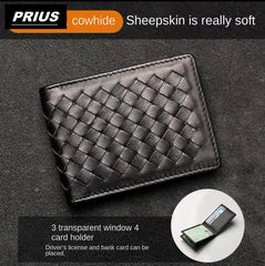 Sheepskin Multifunctional Men's Cardcase