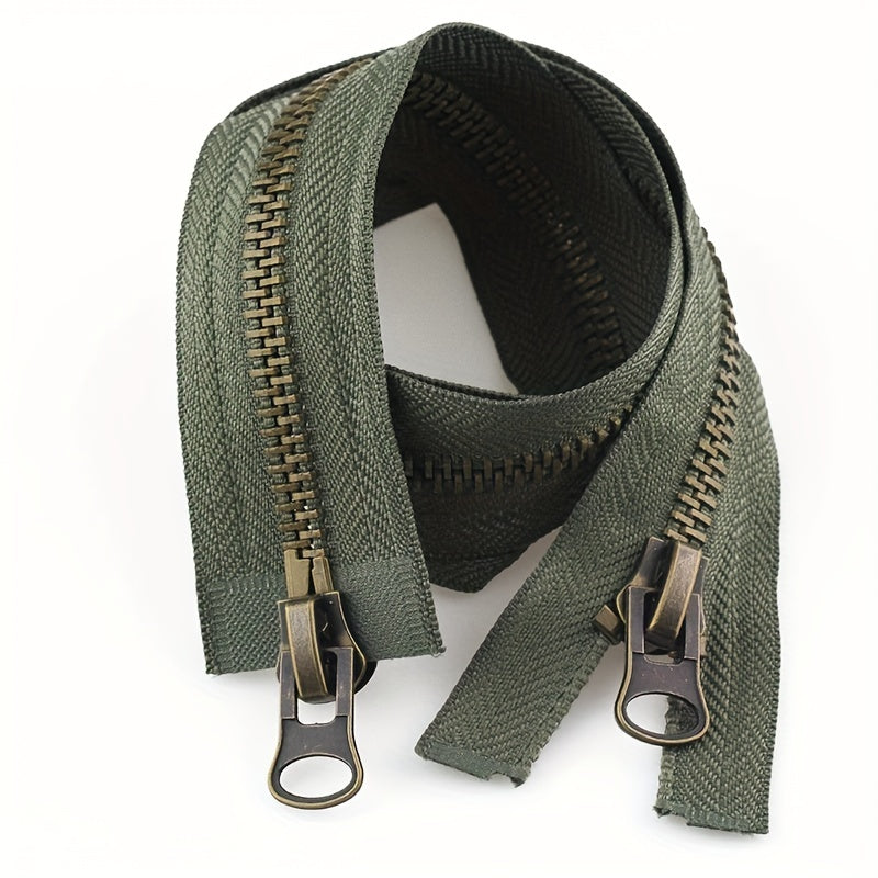 8 Double-ended Metal Zipper Clothing Jacket Luggage Head Zipper