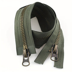 8 Double-ended Metal Zipper Clothing Jacket Luggage Head Zipper