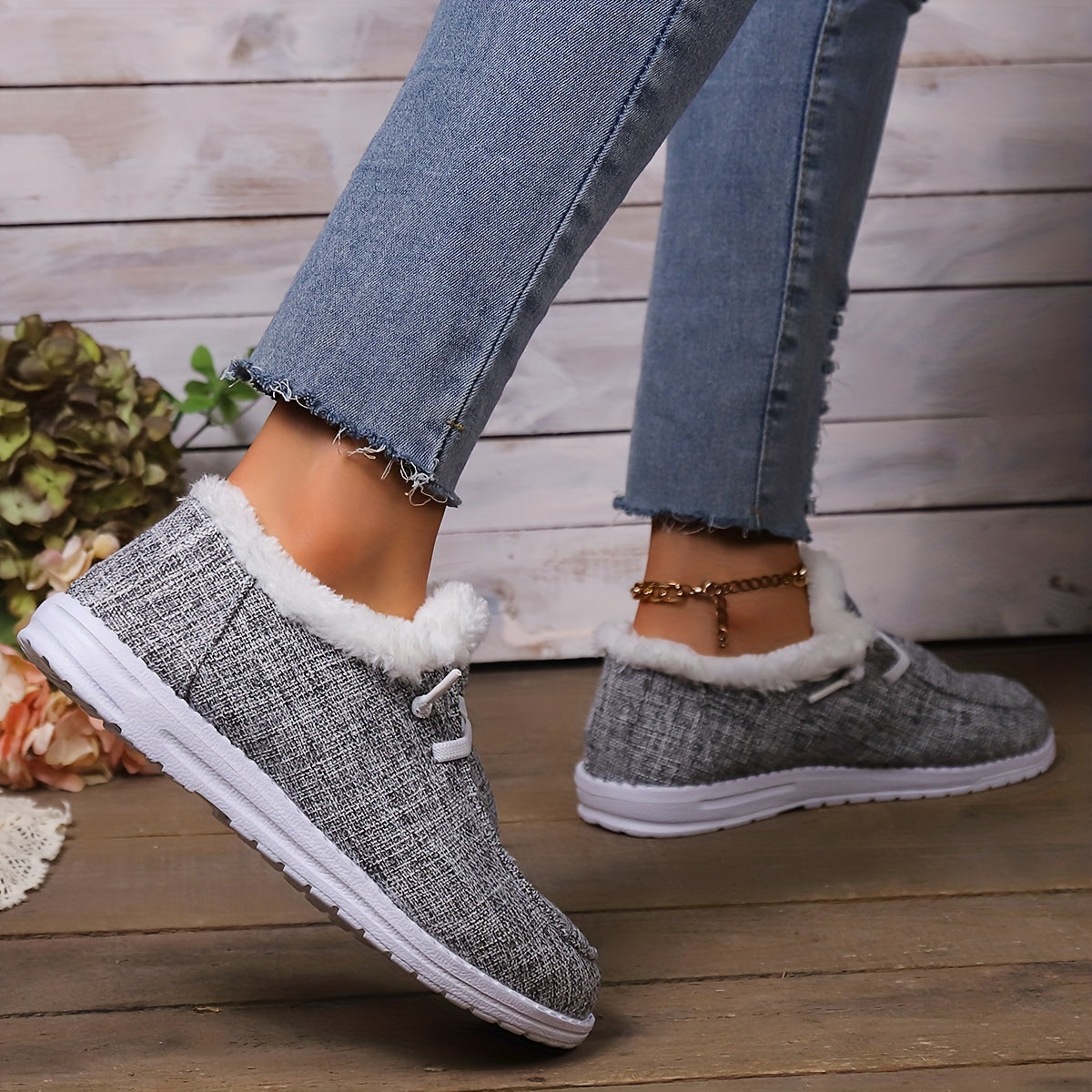 Winter Snow Boots Women's Ankle Boots Non Slip Warm Plush Shoes
