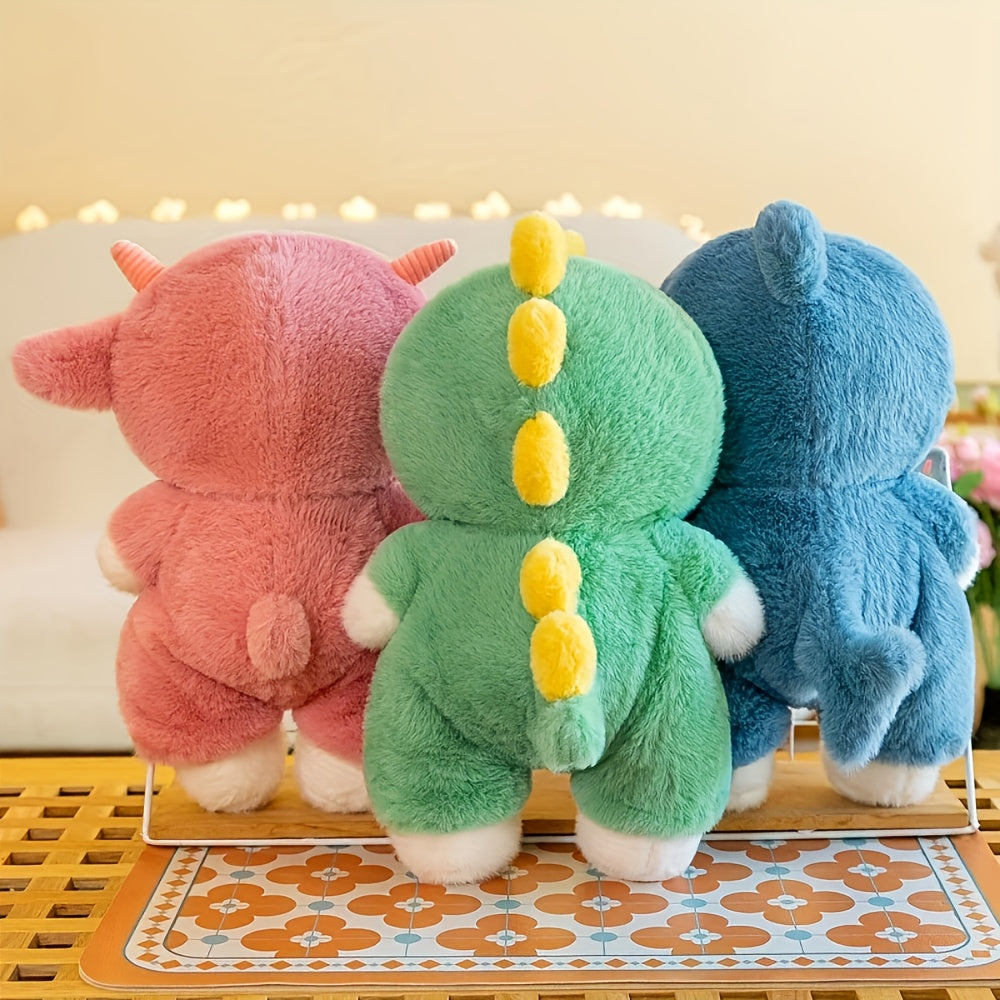 11.81in Teddy Bear Stuffed Animal Dolls - Changeable Suit Clothes
