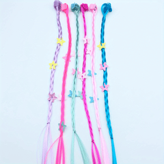 6pcs Small Claw Clip Colorful Star Twist Braid Hair Accessories