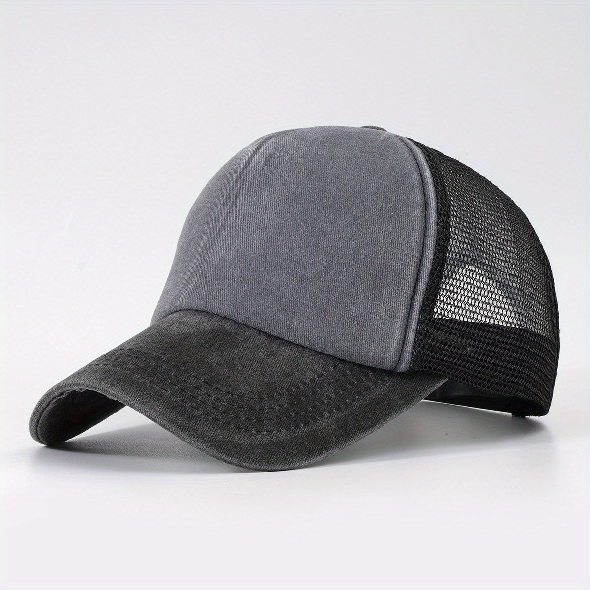 Distressed Mesh Trucker Hat Unisex Baseball Cap for Women