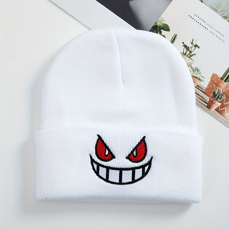 Ghost Knitted Hat Adult Windproof Warm Pullover Hat
