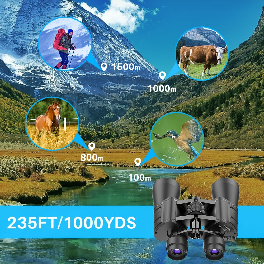 High-Powered 30x50 Binoculars for Bird Watching, Travel, Sightseeing & Concerts