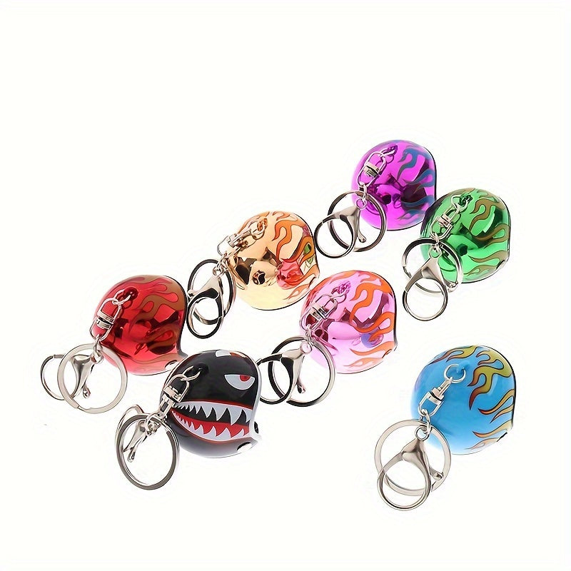 Mini Motorcycle Helmet Keychain Bag Pendant Decoration